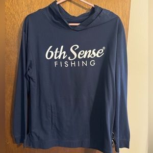 Men’s large pullover sixth sense fishing hoodie